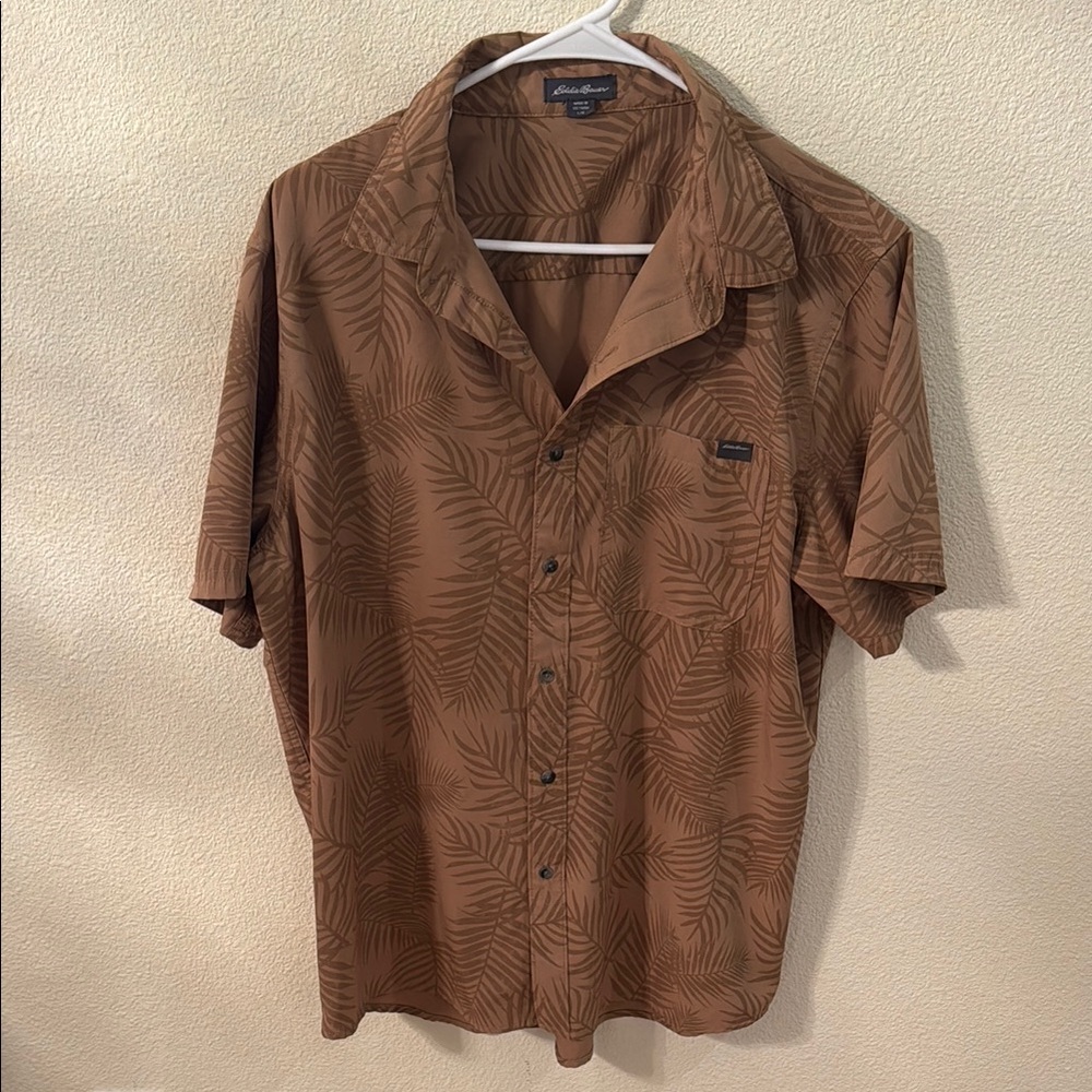 Eddie Bauer Men's Button-Up Shirt, New, Size L